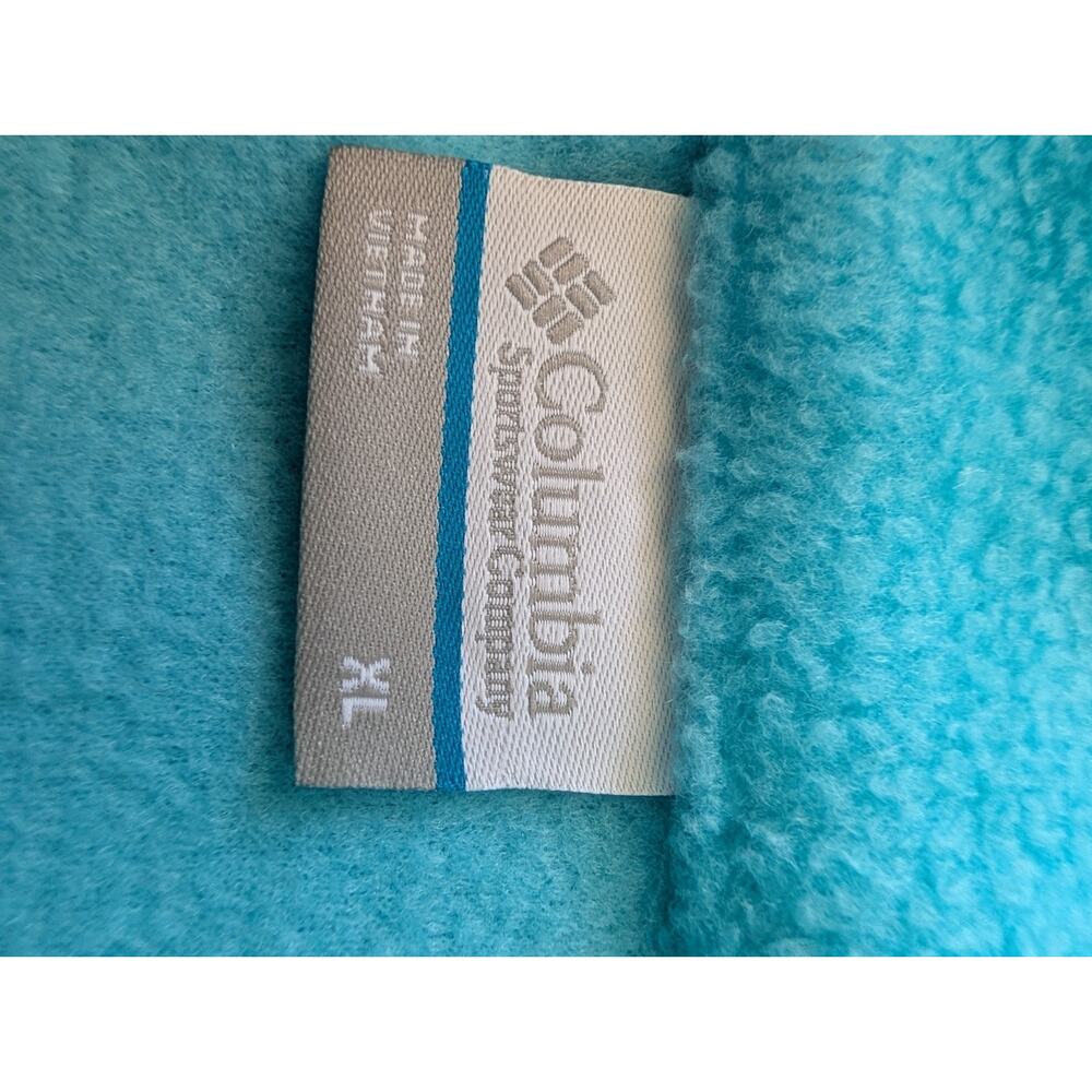 Columbia Sportswear Benton Springs Blue Zip Fleece Women's Long Sleeve Size XL - Picture 6 of 6